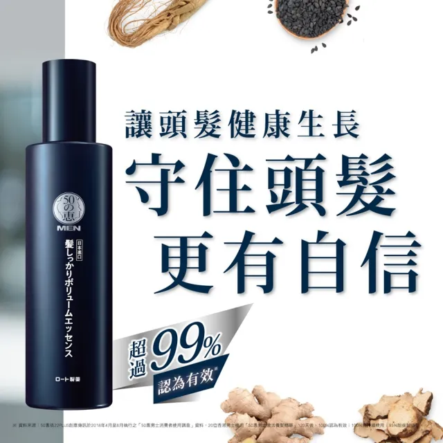 【50 惠】男士激活養髮精華 160mL(日本樂敦製藥 頭皮精華 強韌髮根 增加豐盈感)