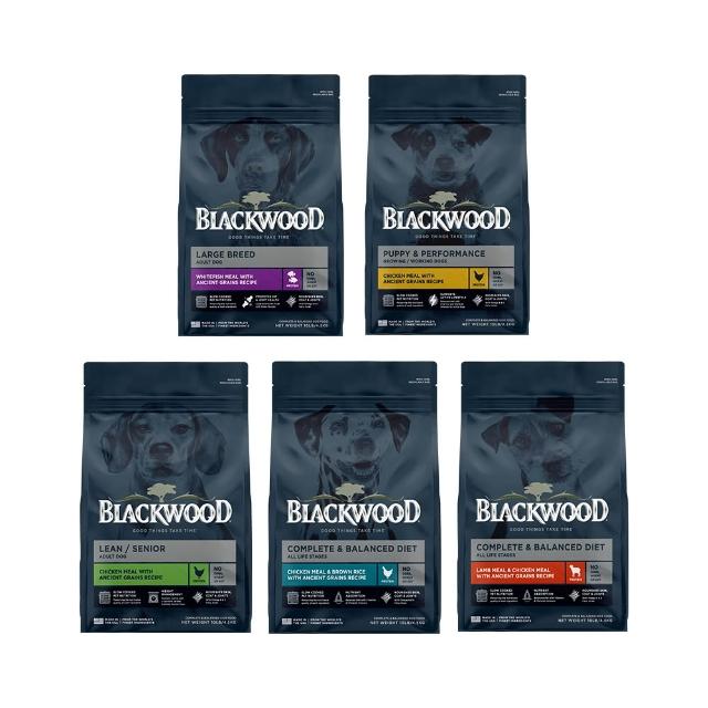 【BLACKWOOD 柏萊富】特調系列犬用寵糧 24磅/10.9公斤(狗飼料 幼犬 低卡保健 成犬活力 特調全齡 中大型犬)