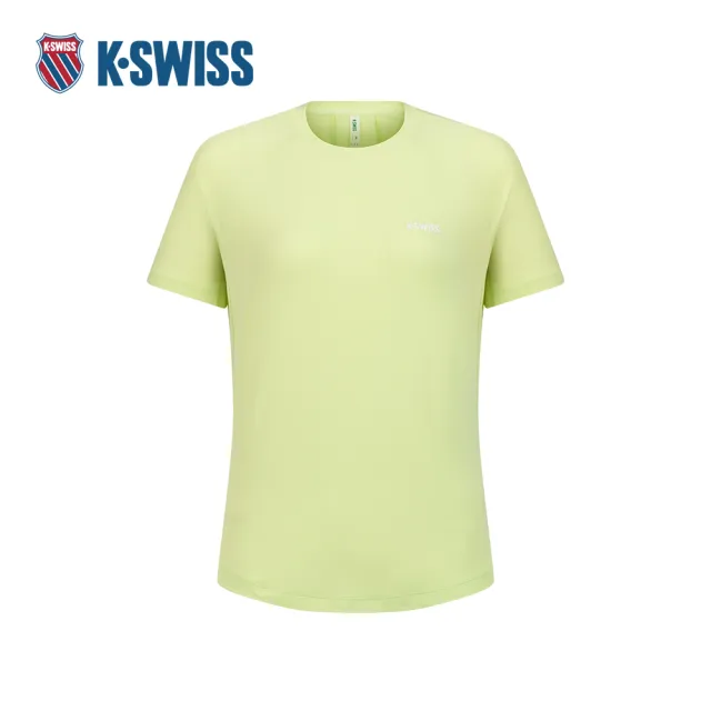 【K-SWISS】專業運動T恤 SHIRTKC7522WMTS43 吸濕排汗 女上衣 黃色 1911679-708