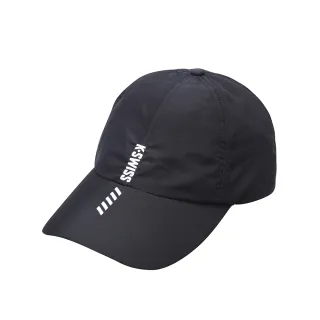 【K-SWISS】排汗運動帽23FW PERFORMANCECAP1 輕量跑帽 男帽女帽黑色 C3302-008-1SZ