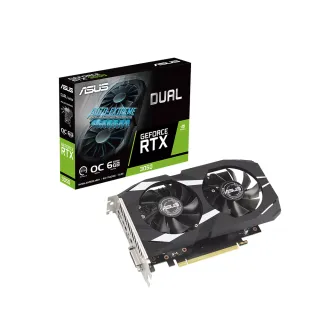 【ASUS 華碩】DUAL-RTX3050-O6G 顯示卡+華碩 RT-AC1500G PLUS 無線路由器