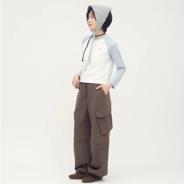 【plain-me】小P社長 女生長袖 長袖 長T TEE 休閒長袖 拼色連肩_PPW0001-261