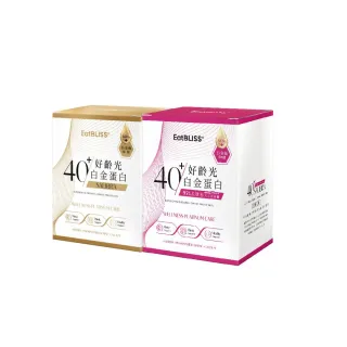 【EatBLISS 益比喜】好齡光白金蛋白+大豆異黃酮1+1組(10包/盒 濃縮乳清蛋白.乳鐵蛋白)