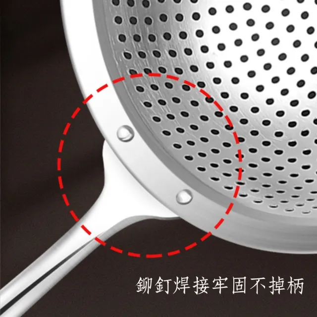 【瑞典廚房】304不鏽鋼 撈勺 撈網 漏勺(S號-14cm 廚房用品)