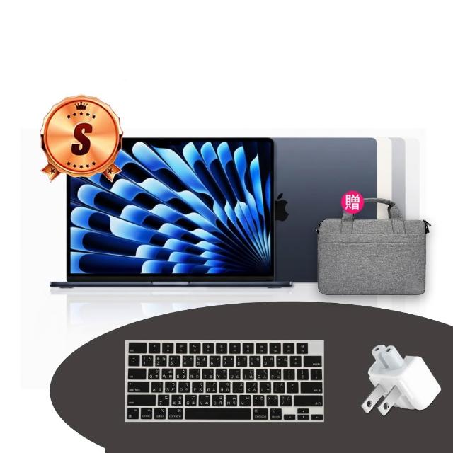 【Apple】手提電腦包★S級福利品 MacBook Air 13.6吋 M3 晶片 8核心CPU 與 8核心GPU 16G 256G SSD(國際版官