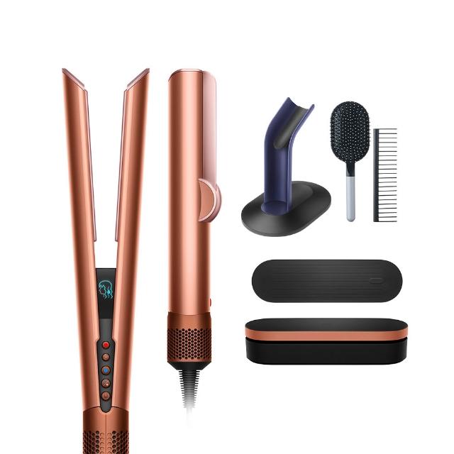 【dyson 戴森】HT01 airstrait™ 二合一吹風直髮器 (琥珀香檳禮盒版 限定色)