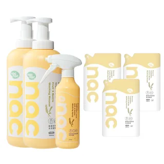 【nac nac】酵素奶瓶蔬果洗潔慕斯1罐+5補充包(奶瓶玩具清潔/蔬果清潔)