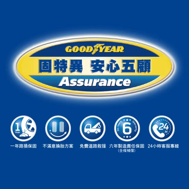 【GOODYEAR 固特異】Autocare旗艦館 Assurance ComfortTred 235/45R18 ACT輪胎 四入組(靜謐舒適)