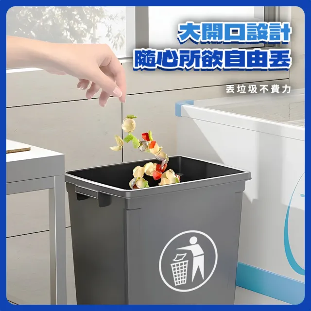 【MASTER】無蓋垃圾桶 40L回收桶 垃圾桶 資源回收桶 商用垃圾桶 618-PTC40(戶外垃圾桶 塑膠垃圾桶)