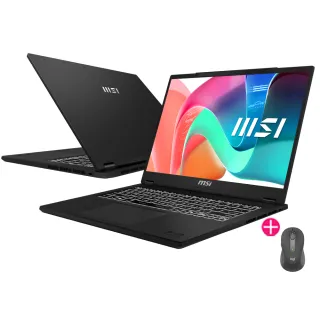 靜音滑鼠★【MSI 微星】14吋Core 5-210H 輕薄效能筆電(Modern 14 H/16G/512G SSD/W11/D2RMG-428TW)