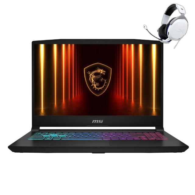 電競耳機★【MSI 微星】15.6吋 i7 RTX 5050電競筆電(Katana 15 HX/i7-14700HX/16G/1TB/W11/B14WEK-803TW)