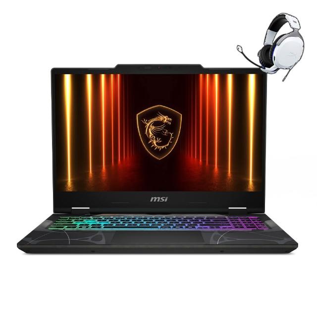 電競耳機★【MSI 微星】15.6吋 Core7 RTX5060 電競筆電(Cyborg 15/Core7-240H/16G/512G/W11/B2RWFKG-027TW)