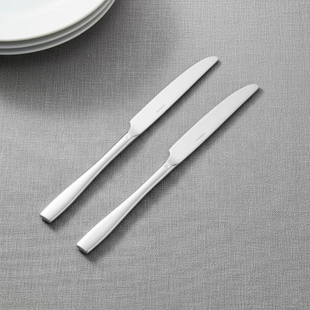 【IUSE】義大利 Sambonet Sintesi系列 不鏽鋼大餐刀/2入(不鏽鋼餐具/餐刀)