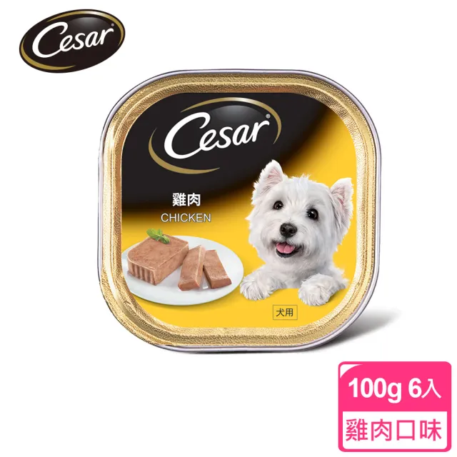 【Cesar 西莎】momo獨家組 寵物/狗罐頭/狗食 任選(餐盒*12+蒸鮮包*4)
