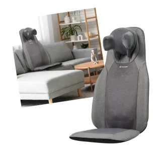 【TAKASHIMA 高島】超能按 頂級座墊 M-6631(按摩椅墊/背墊/溫熱/震動/肩頸/抓捏)