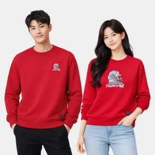 【Hang Ten】男女裝-版畫藝術聯名馬年印花大學T(多款選)