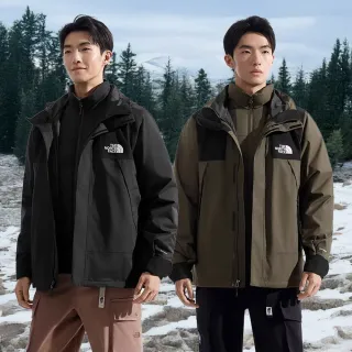【The North Face】男款DRYVENT防水羽絨內裡三合一外套(多款任選)