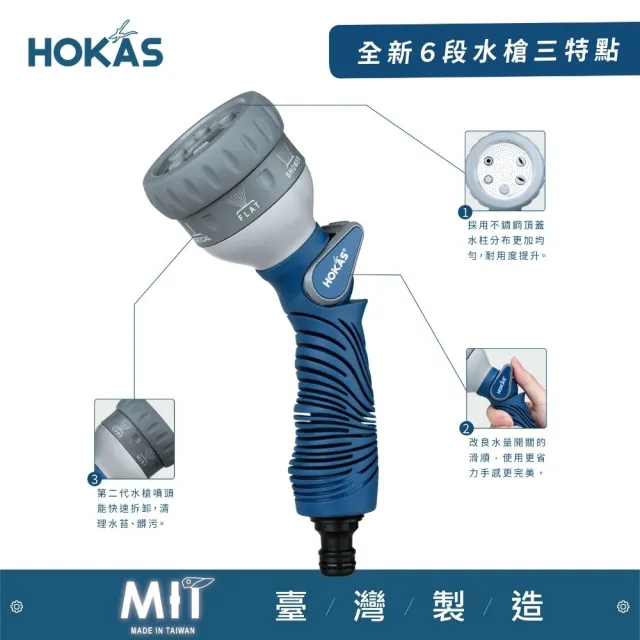 【HOKAS】HOKAS 多功能水槍