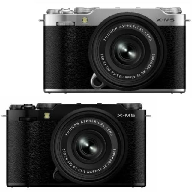 【FUJIFILM 富士】X-M5+XC15-45mm 套組 (XM5 公司貨) 128G全配組