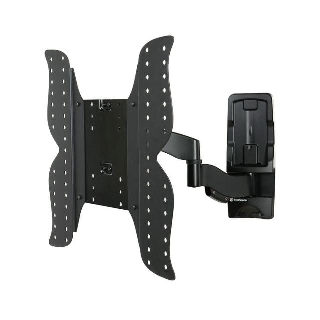 ErgoGrade EGAE244A ErgoGrade EGAE244A 是一款適用於27至50吋螢幕的單螢幕支架,支援最大25kg載重,符合國際VESA安裝標準。採用鋼材製成,結構穩固耐用,黑色系設計簡潔時尚,淨重4.47kg,產品尺寸為455 x 444 x 376mm,適合辦公室或家庭使用。