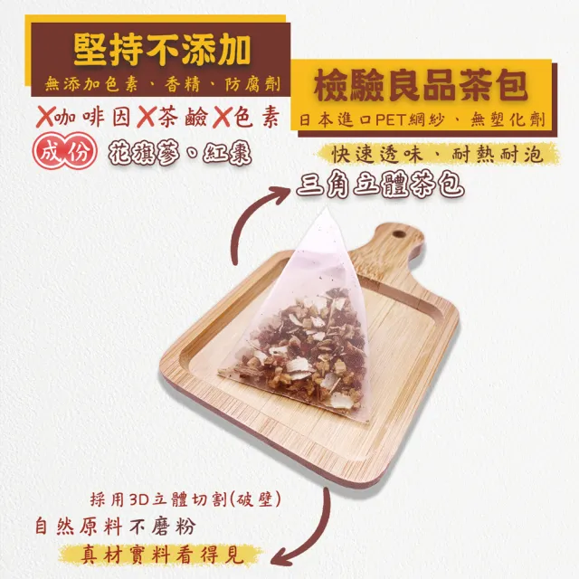 【蔘大王】人蔘紅棗養官茶包X6組（6gX10入/組）(長效期版 熬夜打拚 花旗蔘即刻救援 元氣充沛 精神旺盛)
