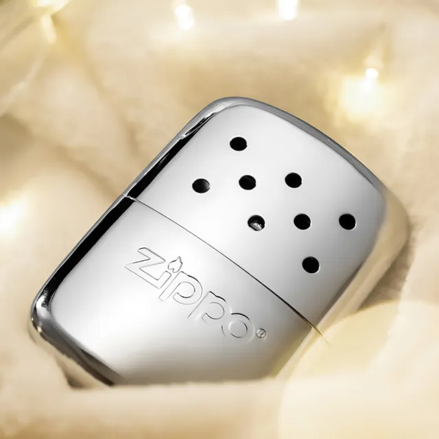 【Zippo】暖手爐 懷爐-大型銀色-12小時＋133MLZippo專用油(暖手爐 懷爐)
