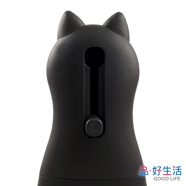 【GOOD LIFE 品好生活】品好生活 貓咪造型可站立伸縮收納迷你掃具/清潔刷