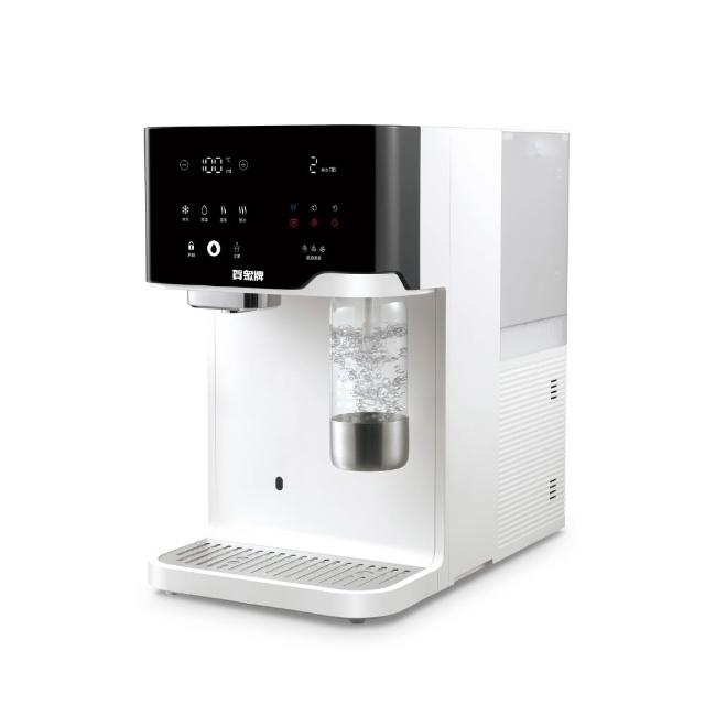 【賀眾牌】跨世代輕盈氣泡飲水機UR-3602AW-1(免安裝/氣泡/冰溫熱/雙UV殺菌/RO) +專用氣瓶RF-251(全新瓶)