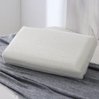 【HOYACASA  禾雅寢具】溝槽工學乳膠枕(12cm/2入)
