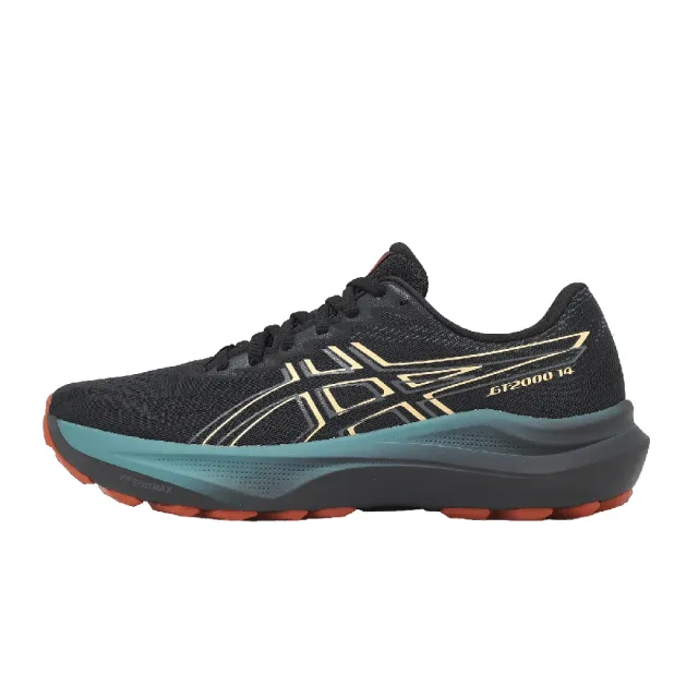 【asics 亞瑟士】慢跑鞋 GT-2000 14 GTX 男鞋 黑 防水 支撐 機能 運動鞋 1011C058002