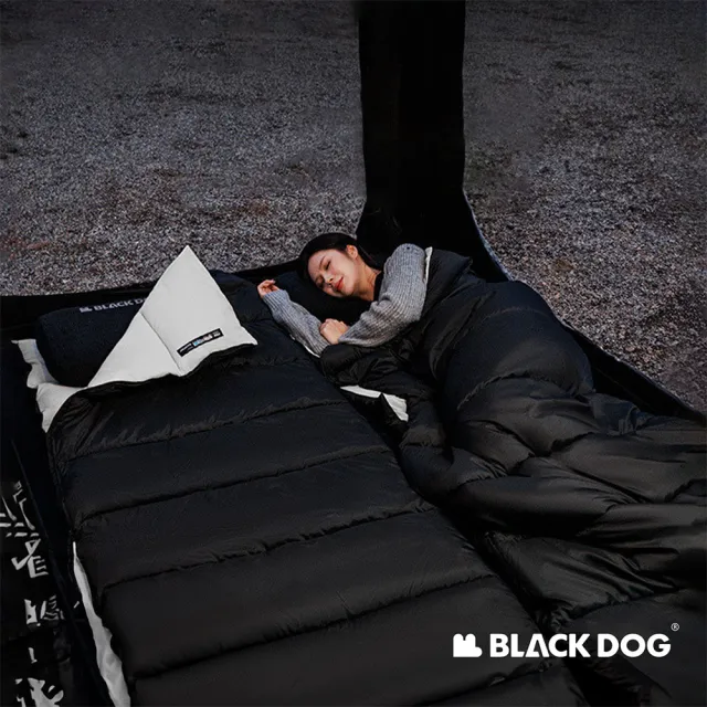 【Blackdog】超值2入組 F230思眠可機洗拼接信封睡袋 WS048(台灣公司貨)