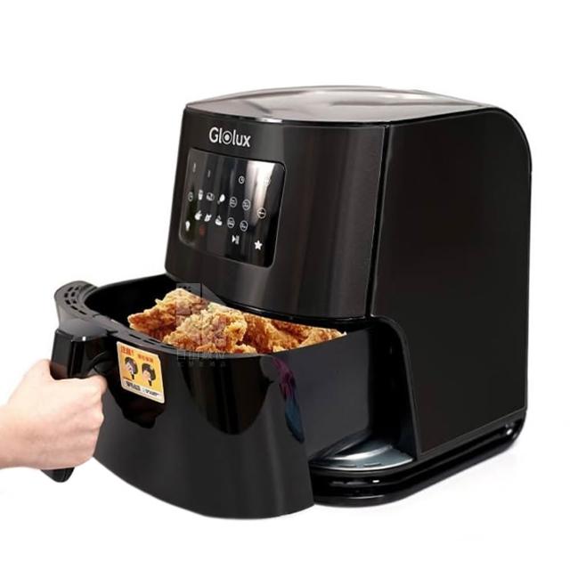 【Glolux】7.5L 2.0升級 陶瓷智能氣炸鍋(666觸控式健康氣炸鍋 GLX6001AF 食品級陶瓷塗層)