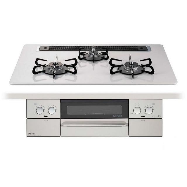 【PALOMA 百熱美】日本製 嵌入式爐連烤 PD-819WS-75CV NG1 天然瓦斯(含基本安裝)