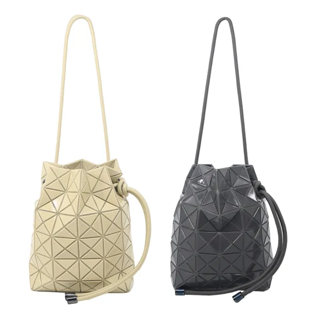 【ISSEY MIYAKE 三宅一生】WRING ONE-TONE 季節限定亮面抽繩水桶包(多色選)