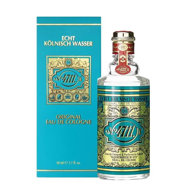 【4711 科隆之水】Original Eau de Cologne 經典中性古龍水 50ml(沾式) (專櫃公司貨)