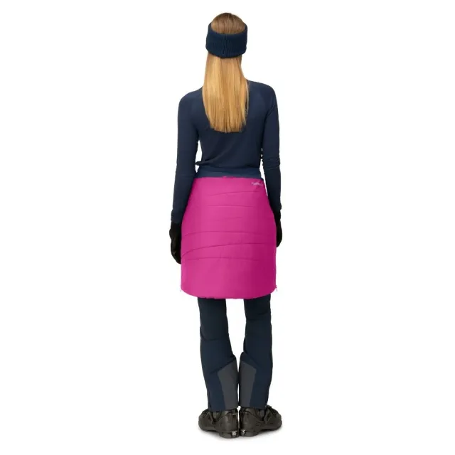 【NORRONA】falketind thermo80 保暖圍裙 女款 紫紅色