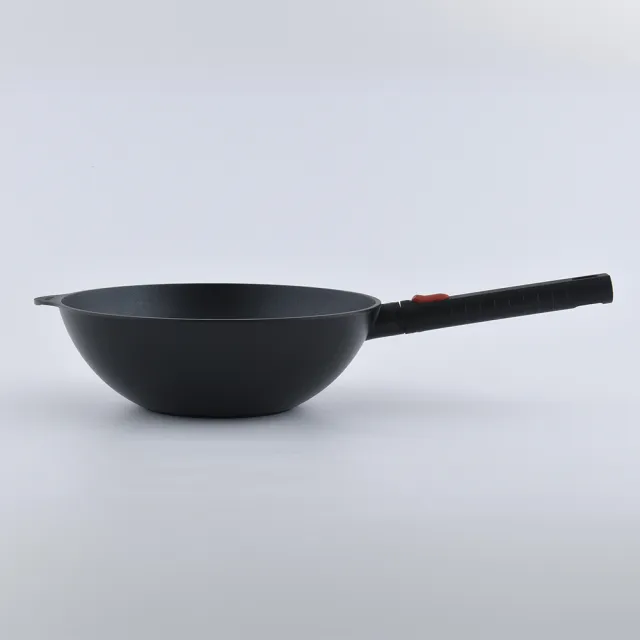 【Woll】Eco Diamond Logic QXR 中式炒鍋 28cm (電磁爐 IH爐可用)(平輸品)
