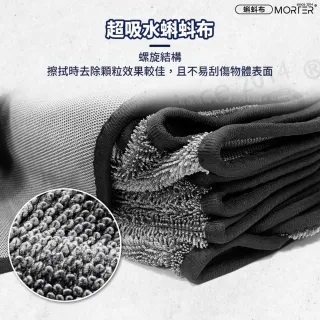 【MorTer】蝌蚪布 洗車毛巾 60x90cm-雙面 彩色 (擦車布/吸水布/蝌蚪吸水布/蝌蚪毛巾/加厚毛巾/擦車巾)