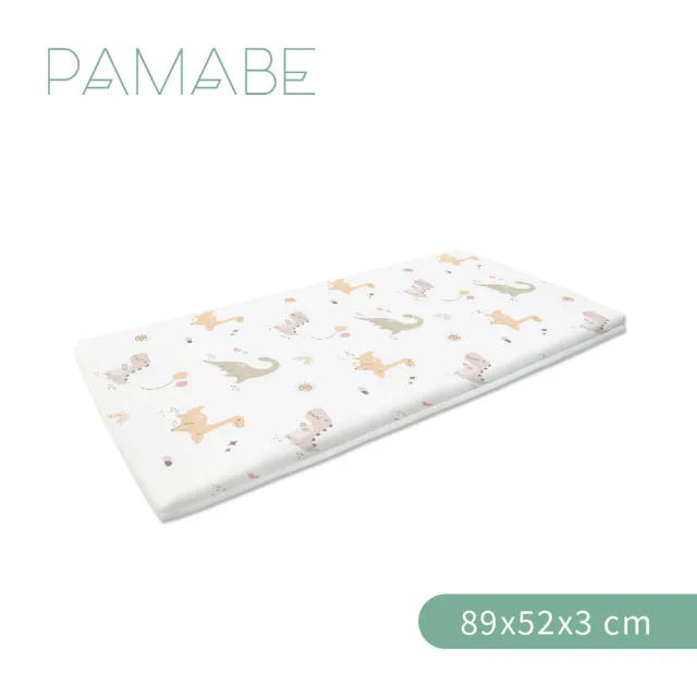 【PAMABE】PAMABE多功能薄墊-89x52x3cm適用於奇哥 Joie kubbie™ sleep(兒童床墊/午睡墊/輕薄款/透氣/水洗)