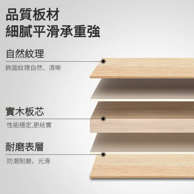 現代簡約北歐風多功能鞋櫃（櫻桃木色+暖白100×32×100cm一按即開/靈活收納）