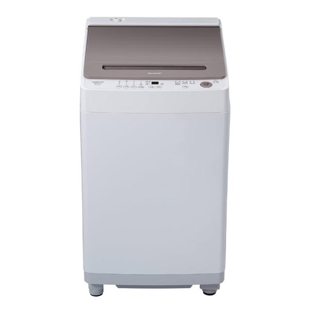 【SHARP 夏普】58H快配13公斤無孔槽變頻直立式洗衣機(ES-ASG13T)