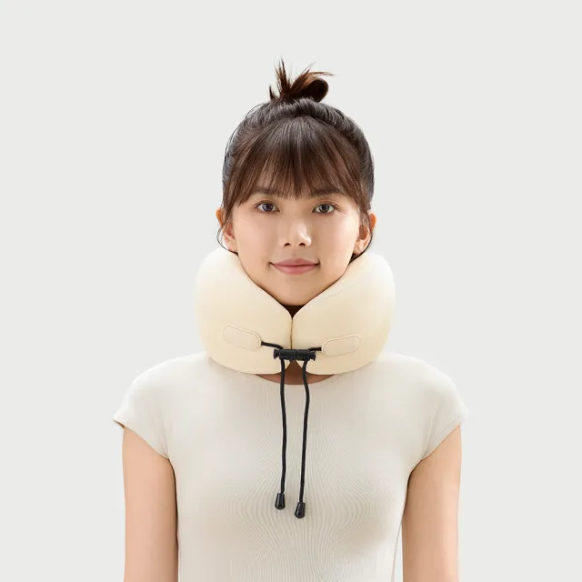 【EVERY THINK】台灣總代理 捲捲U型頸枕 輕量美型旅行枕首選 涼感透氣 高彈舒適(多色可選)