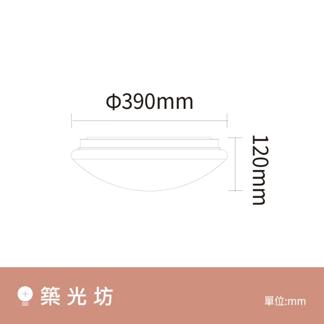 【DanceLight 舞光】30W 星鑽LED吸頂燈 2-4坪 單色 白/黃光｜LED-CES30D-R2 LED-CES30W-R2