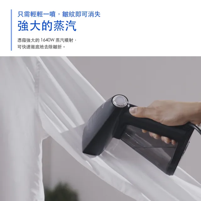 【Osner 韓國歐紳】Ihandy同級最大蒸氣手持熨斗掛燙機黑/白/紫(生日、交換禮物首選 HY-168)