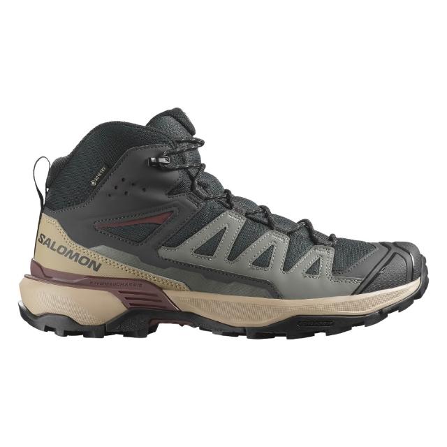 【salomon】X ULTRA 360 MID GORE-TEX 男款 中筒登山鞋 幻灰/灰