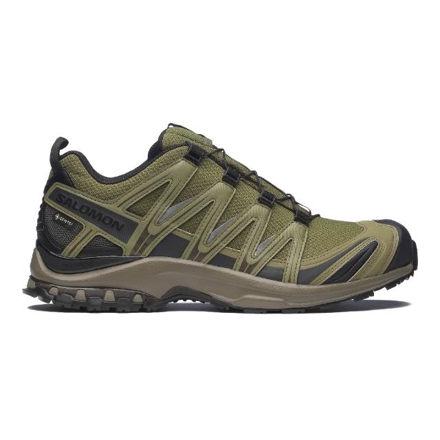 【salomon】XA PRO 3D GORE-TEX 健野鞋 健走鞋 野跑鞋 橄欖黑/深咖啡