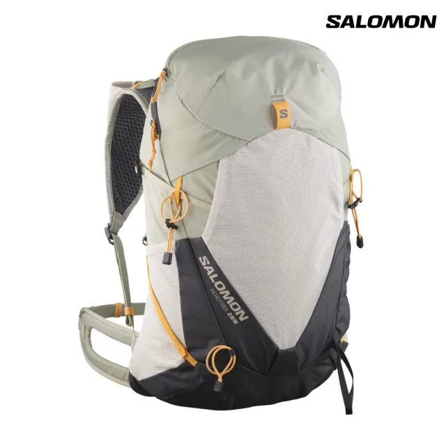 【salomon】AEROTREK 28 多功能背包 海草綠/白雲銀