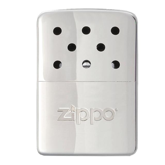 【Zippo】暖手爐 懷爐-小型銀色6小時＋355ML Zippo專用油(暖手爐 懷爐)