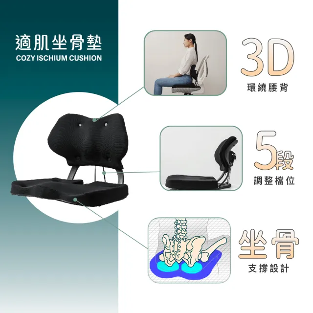 【適肌工坊】適肌坐骨墊(4入組)