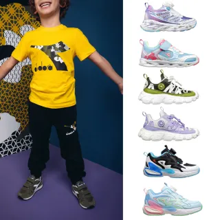【DIADORA】童鞋 中童 運動鞋 休閒鞋 慢跑鞋 魔鬼氈(多款任選)